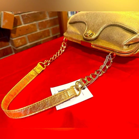 WOW POSHMARK - Authentic NWT Gold Leather HOBO Friday Date Night Supermodel Bag - Picture 11 of 16